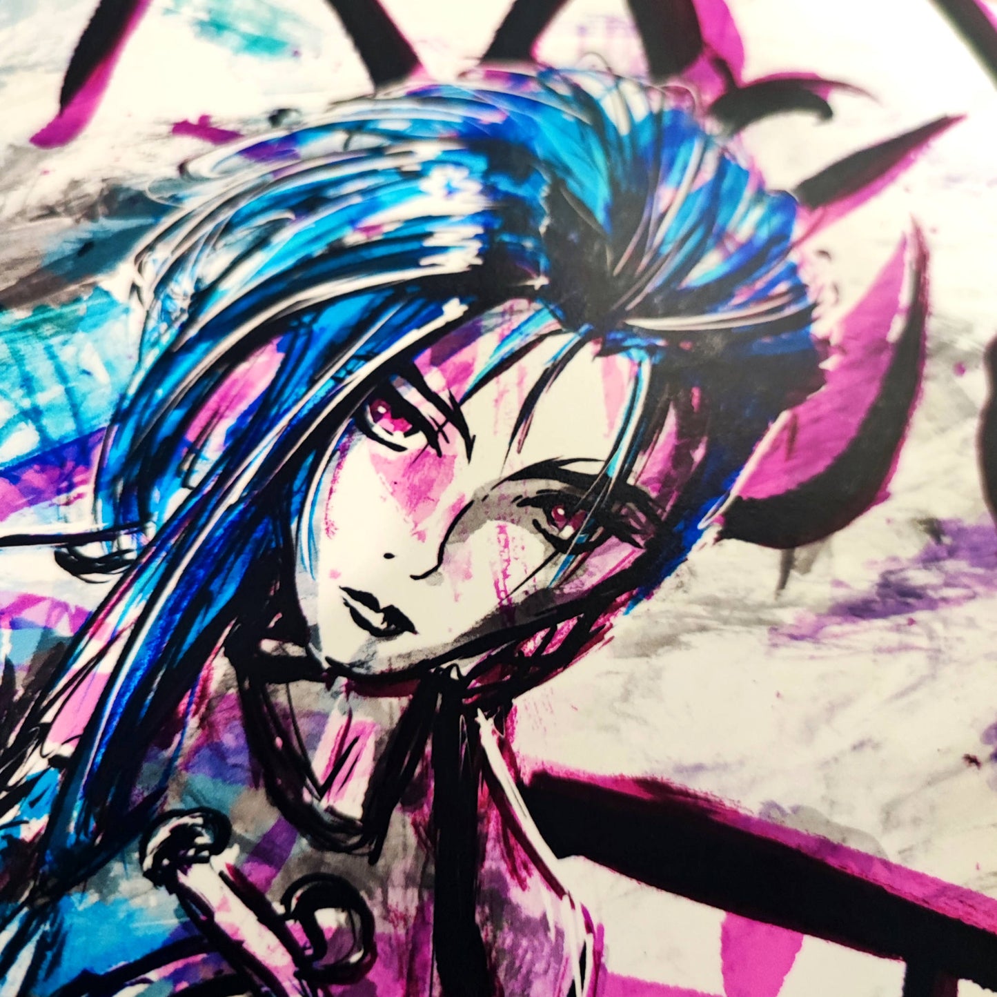 A4 Fanart Print - Arcane Jinx Painting