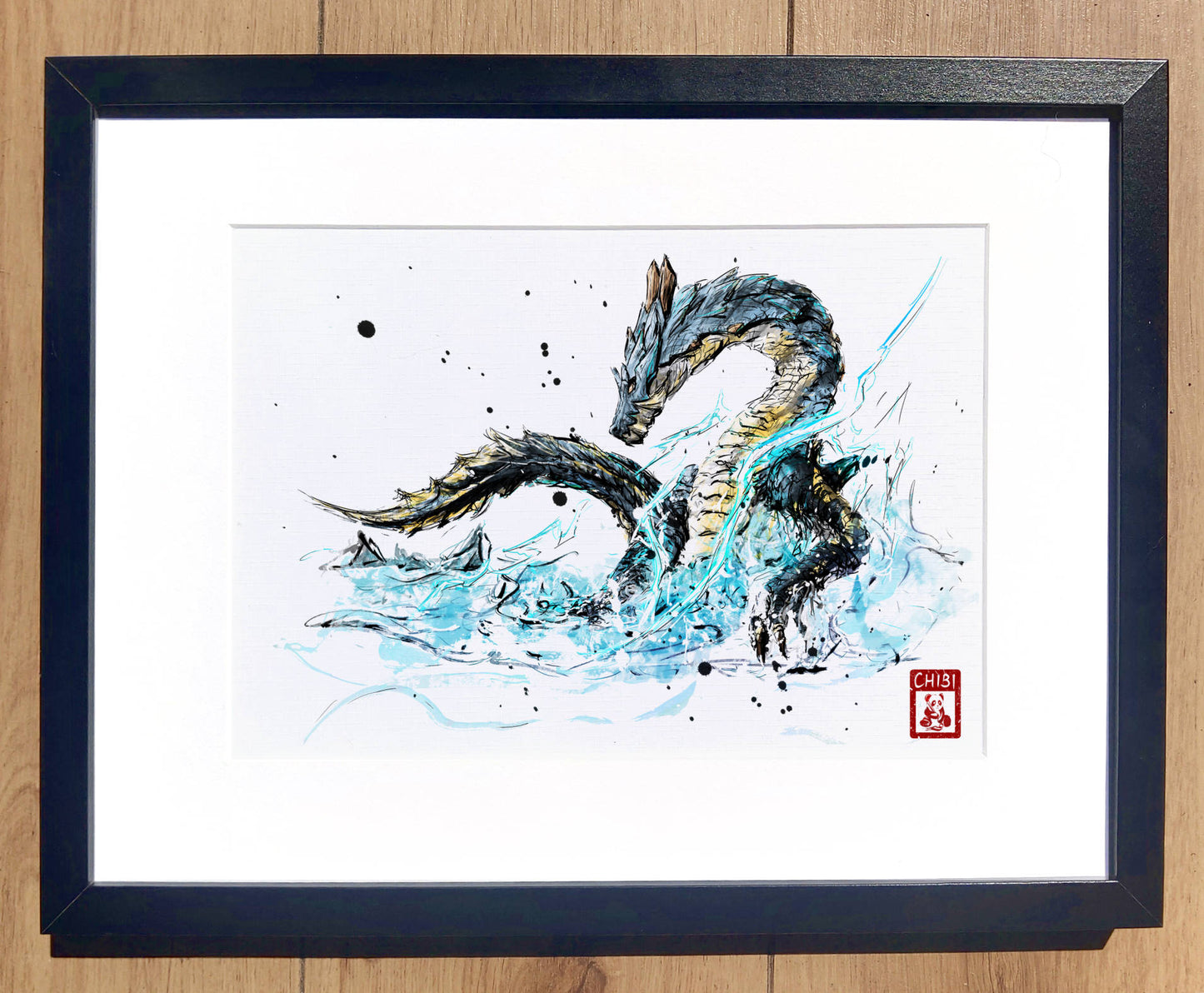 Fanart Print - Monster Hunter Lagiacrus Fan Art