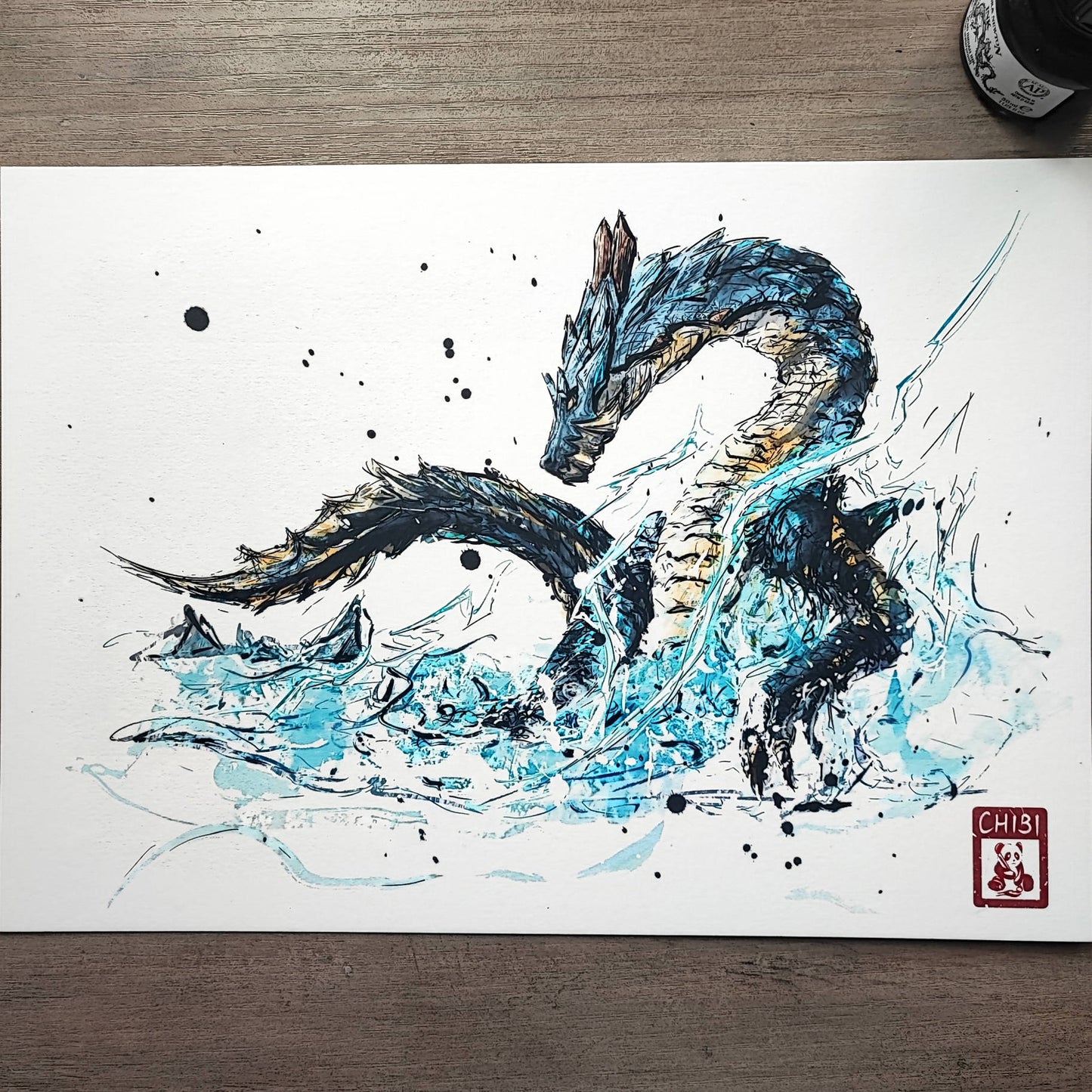 Fanart Print - Monster Hunter Lagiacrus Fan Art