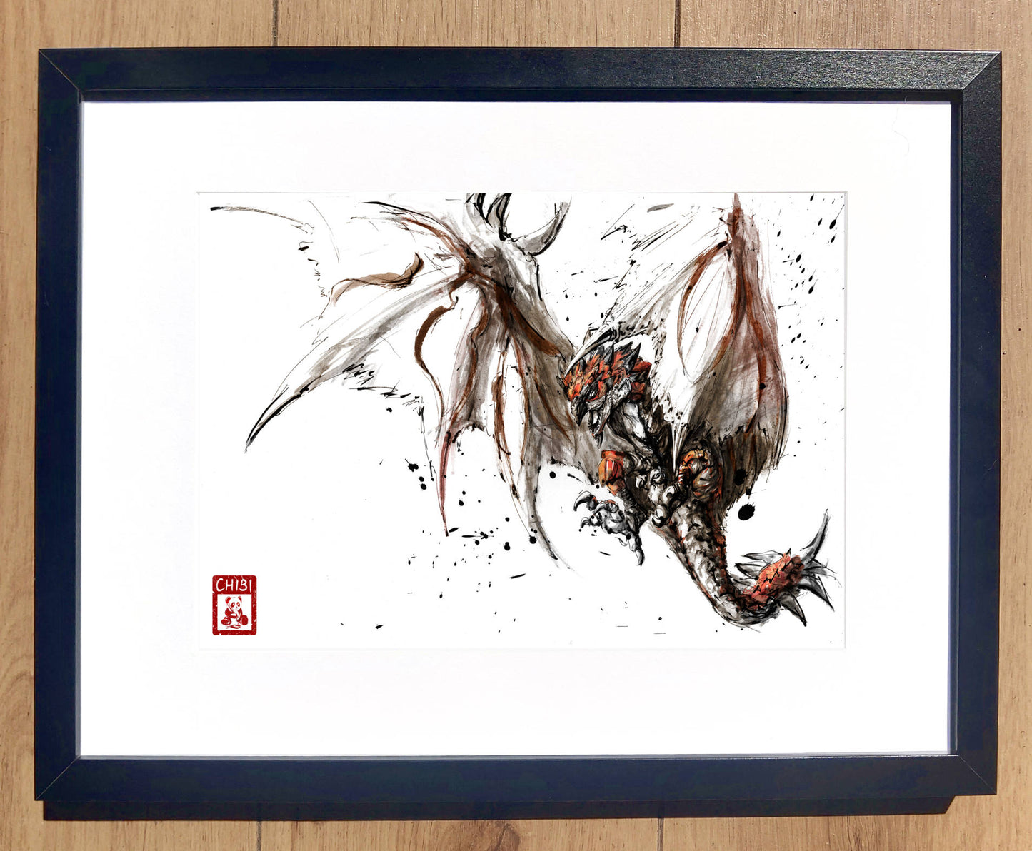 Fanart Print - Monster Hunter Rathalos V2 Fan Art Print