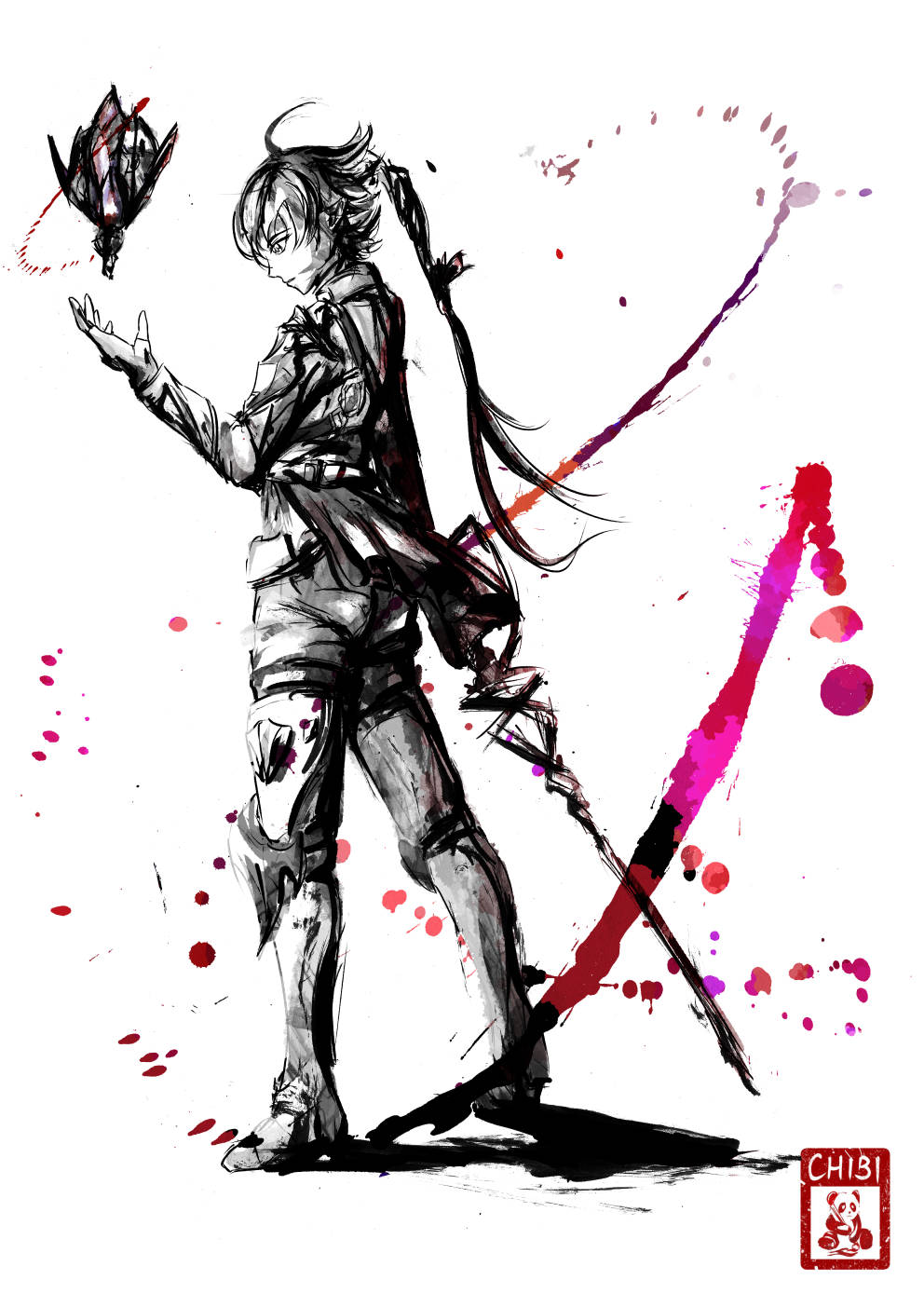 Fan Art Print - Final Fantasy XIV Endwalker Red Mage Alisaie Print