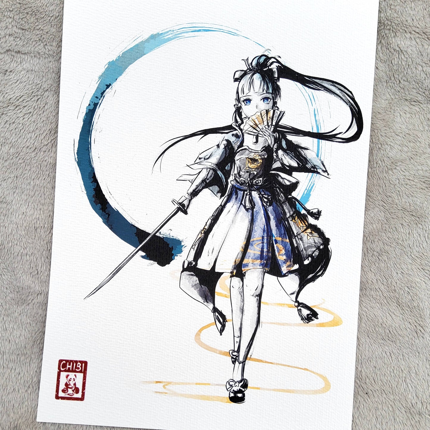 Fanart Print - Kamisato Ayaka Genshin Impact Print