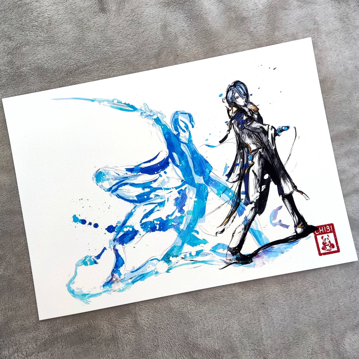Fanart Print - Kamisato Ayato Genshin Impact Print