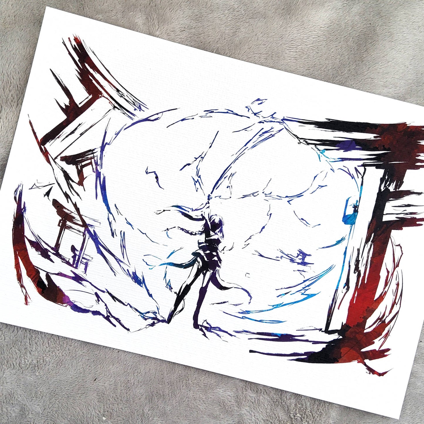 Fanart Print - Baal Raiden Shogun Genshin Impact Print