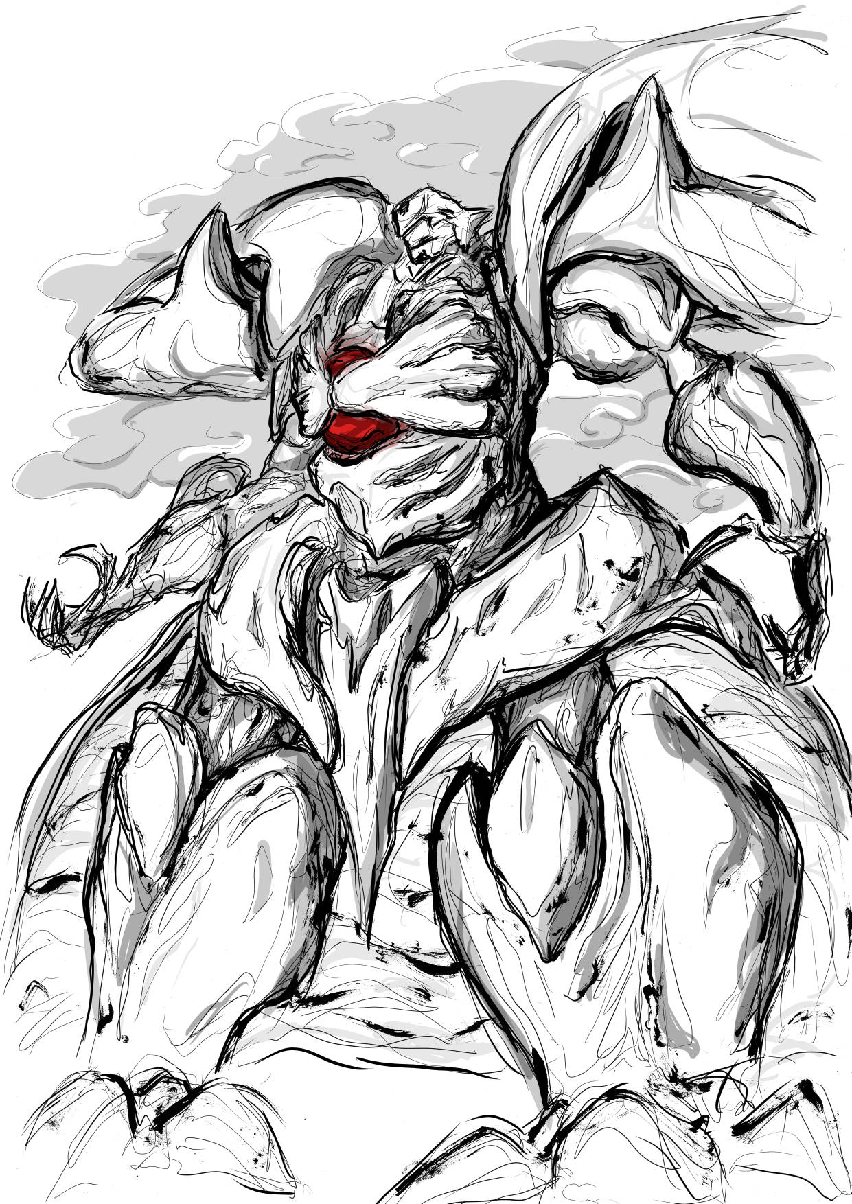 A4 Print - Final Fantasy VII Diamond Weapon Fanart