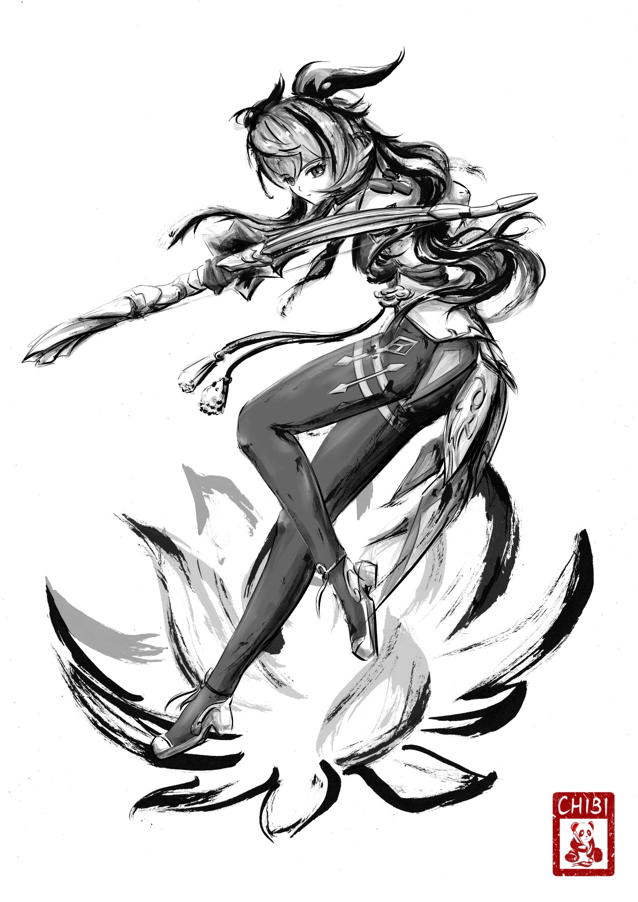 Fanart Print - Ganyu Genshin Impact Print Alternate Ver