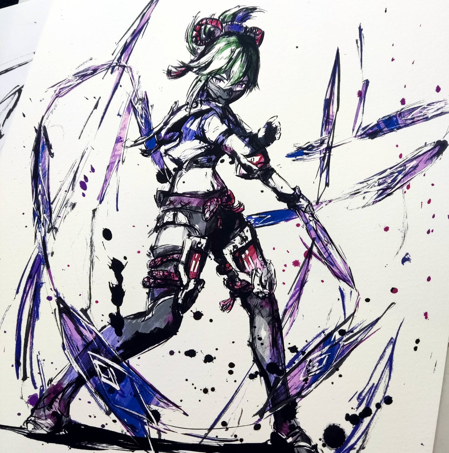 Fanart Print - Kuki Shinobu Genshin Impact Print