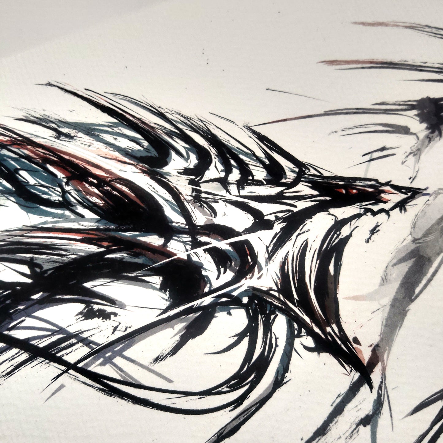 A4 Print - Final Fantasy XIV Leviathan Ink Fanart