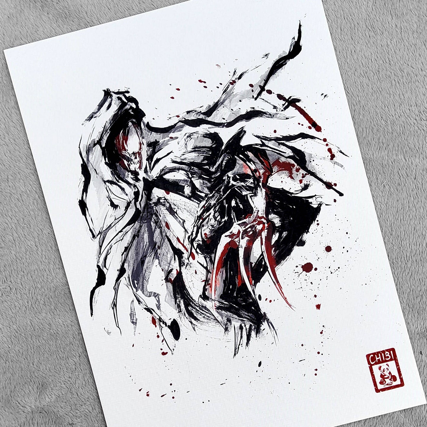 A4 Print - Final Fantasy XIV Reaper Fan Art