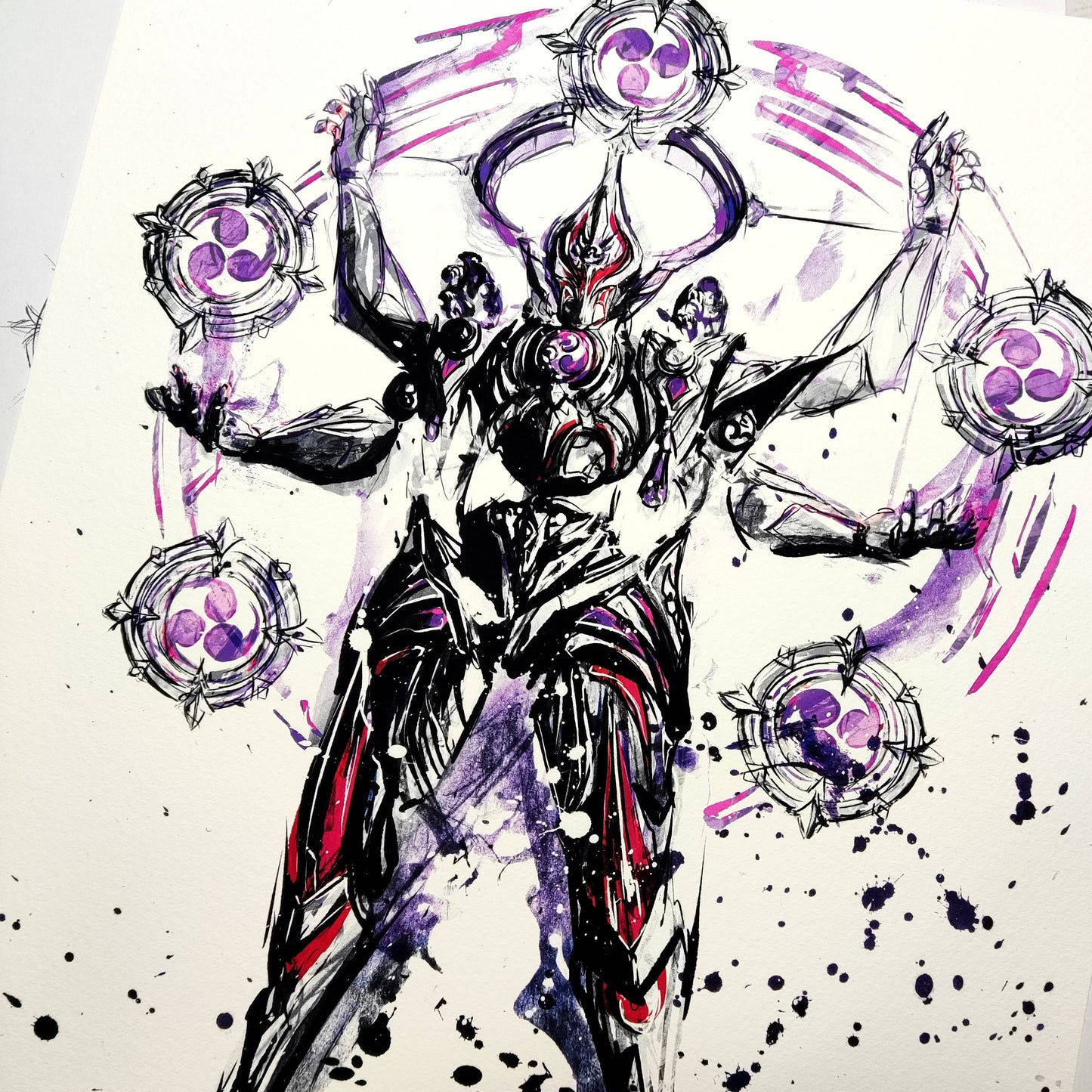 Fanart Print - Scaramouche Shouki no Kami Mecha Boss Genshin Impact Print