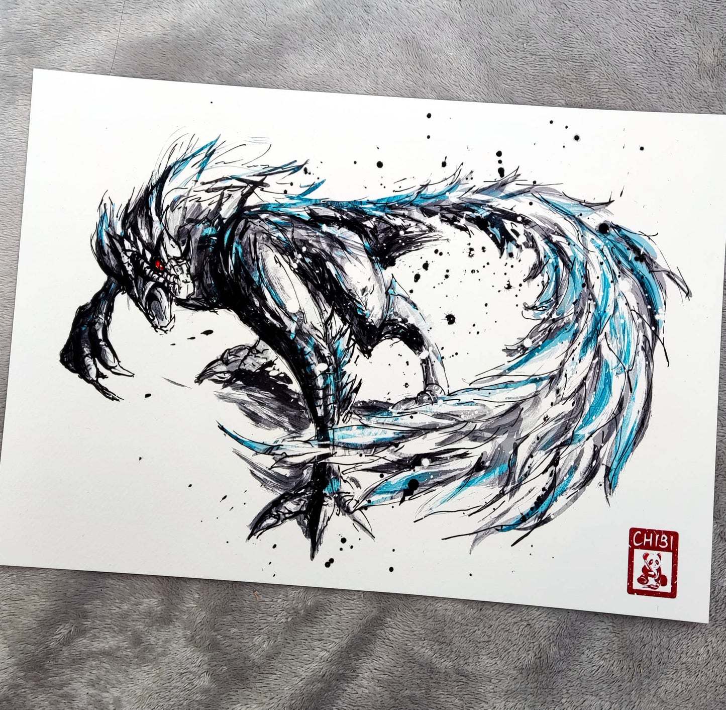 Fanart Print - Monster Hunter Tobi-Kadachi Fan Art