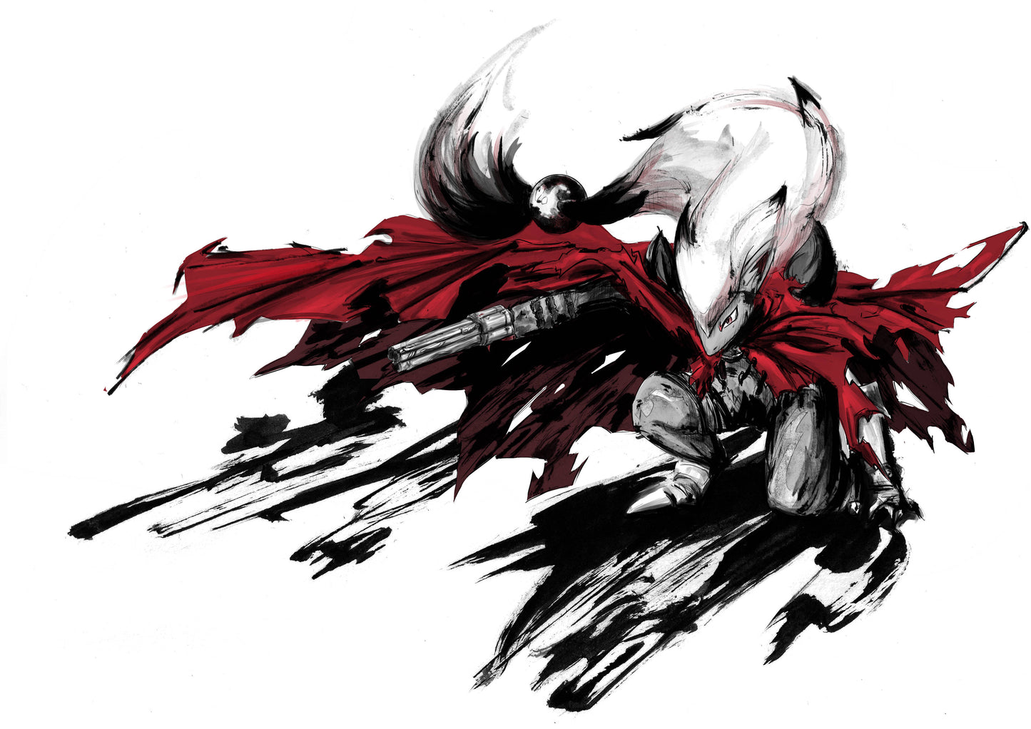 A4 Print - Pokemon x Final Fantasy Zoroark Vincent