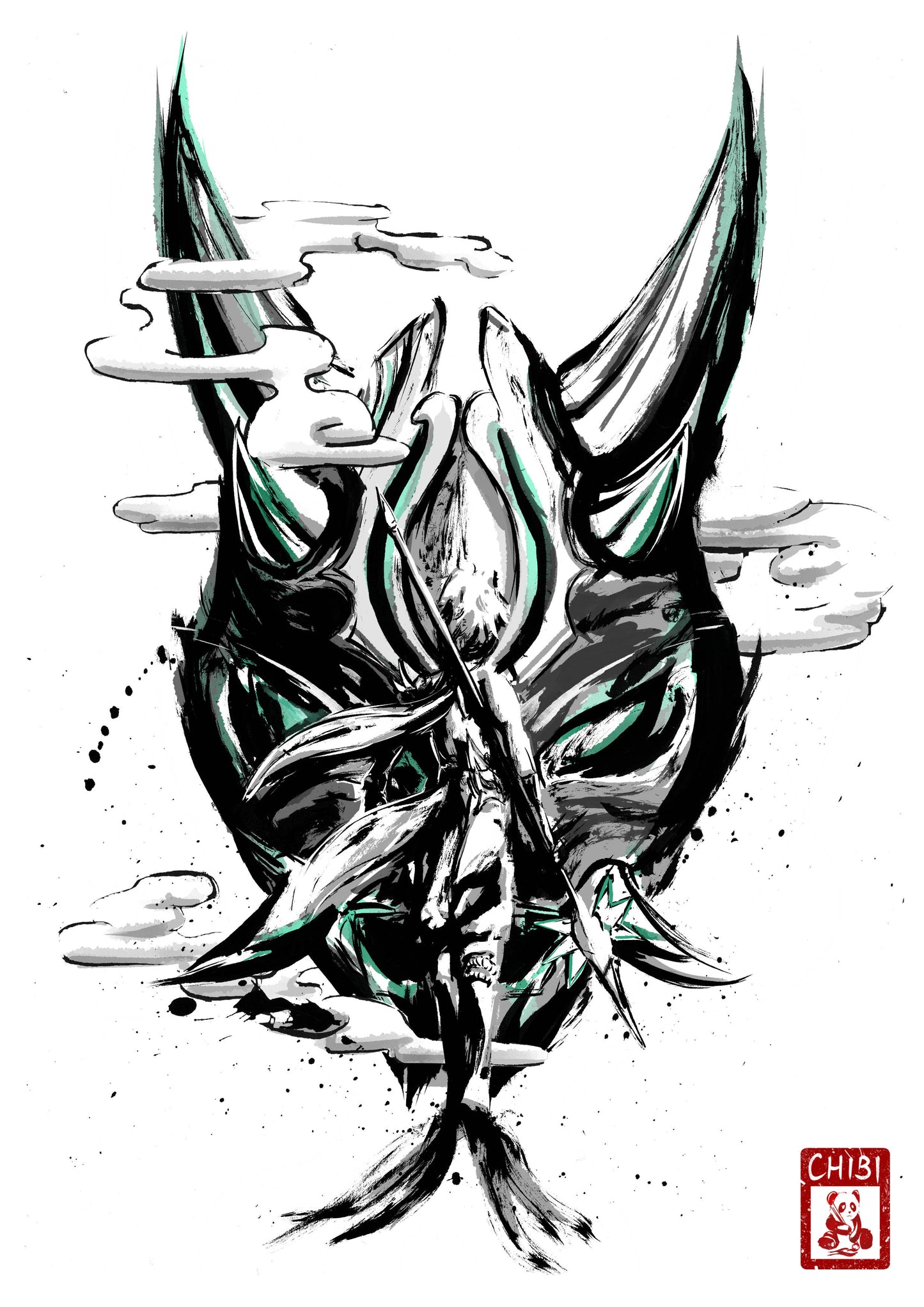 Fanart Print - Xiao Yaksha Mask Genshin Impact Print