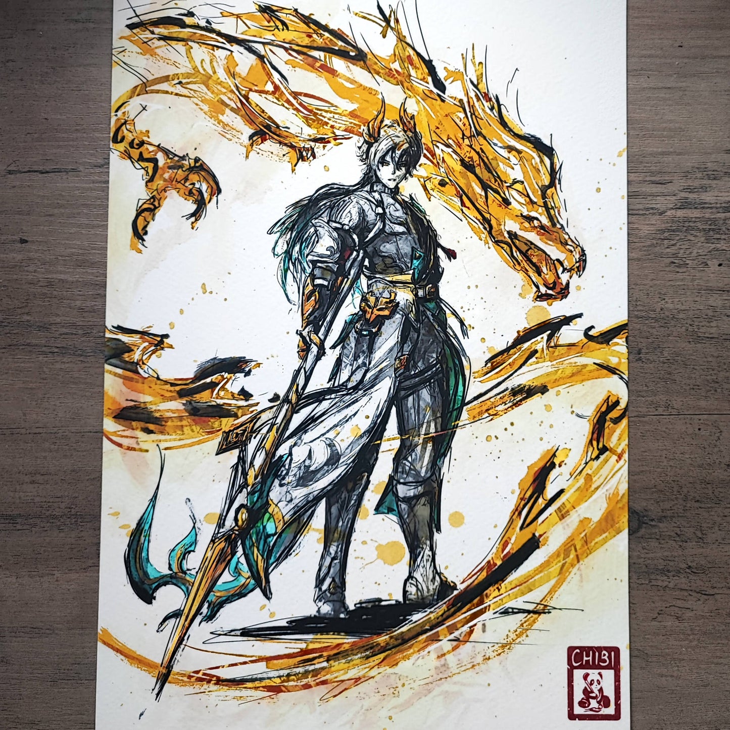 Fanart Print - Dan Heng Permansor Terrae Star Rail Print