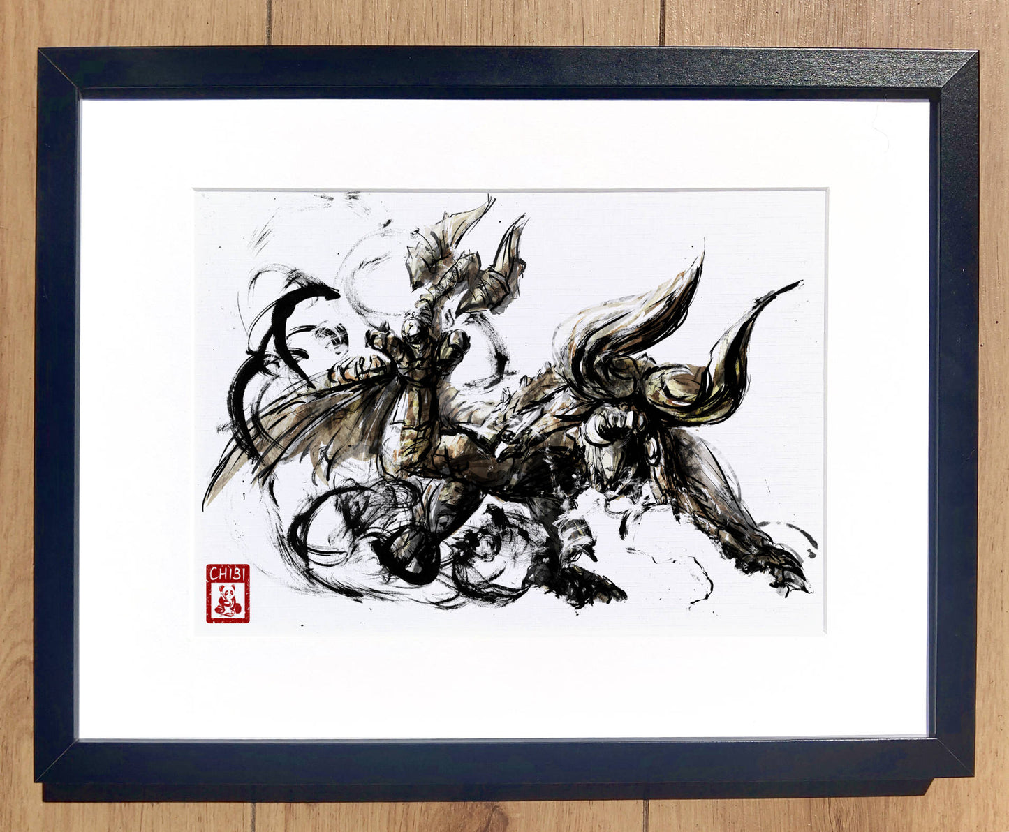 Fanart Print - Monster Hunter Diabolos Fan Art