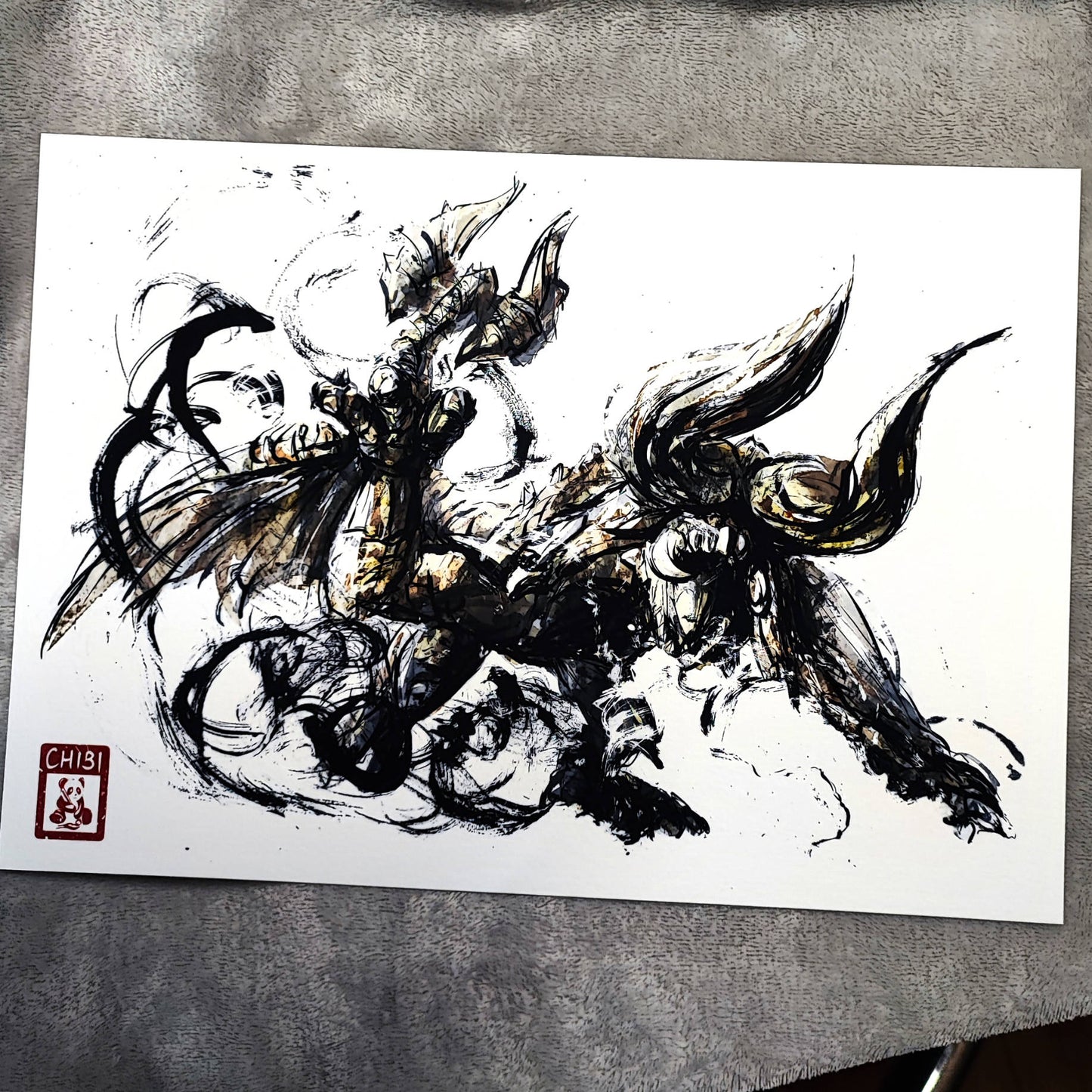 Fanart Print - Monster Hunter Diabolos Fan Art