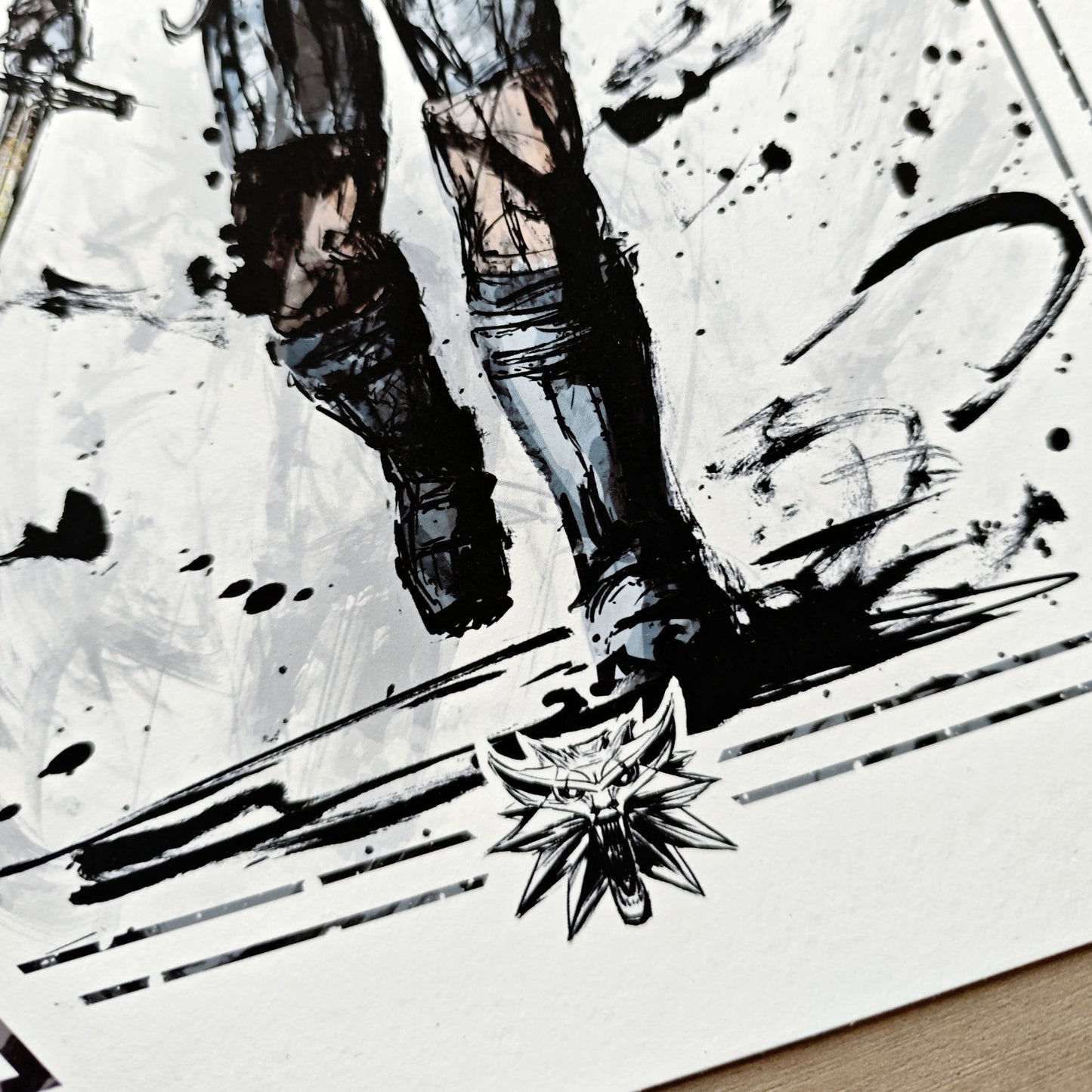 A4 Fanart Print - Geralt Witcher Print