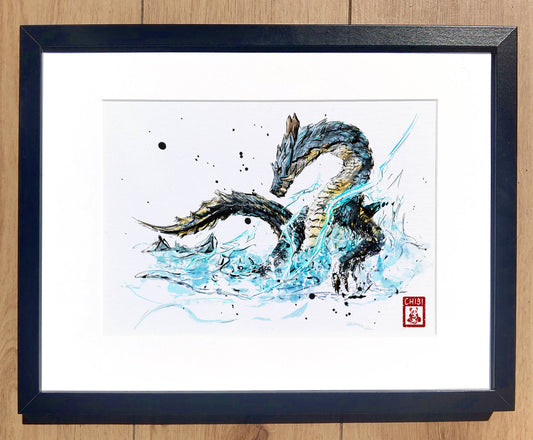 Fanart Print - Monster Hunter Lagiacrus Fan Art