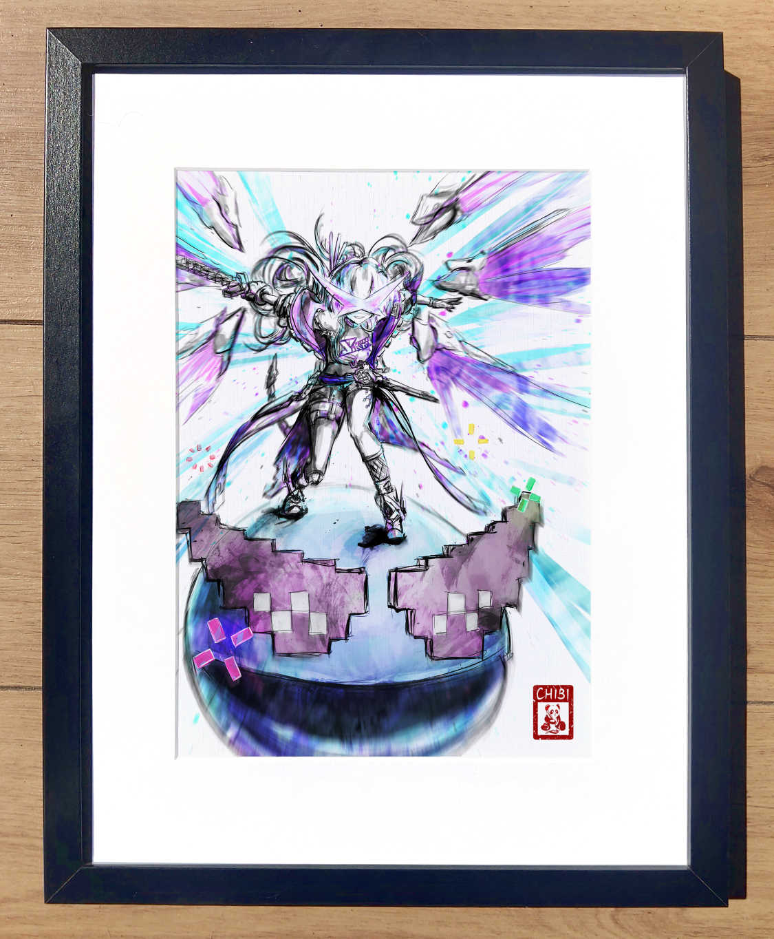 Fanart Print - Silver Wolf Lv999 Star Rail Print