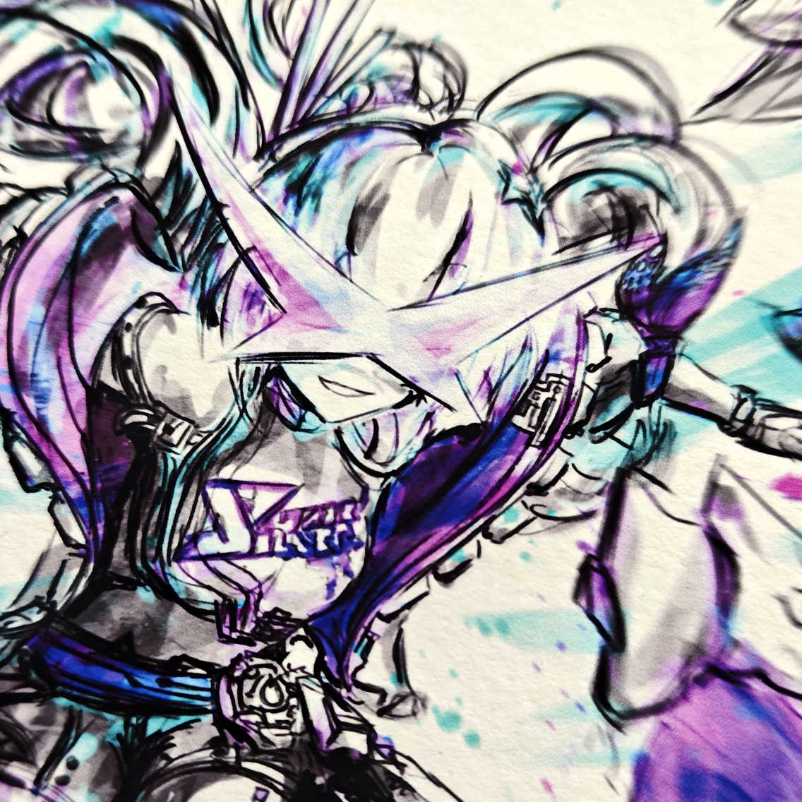 Fanart Print - Silver Wolf Lv999 Star Rail Print