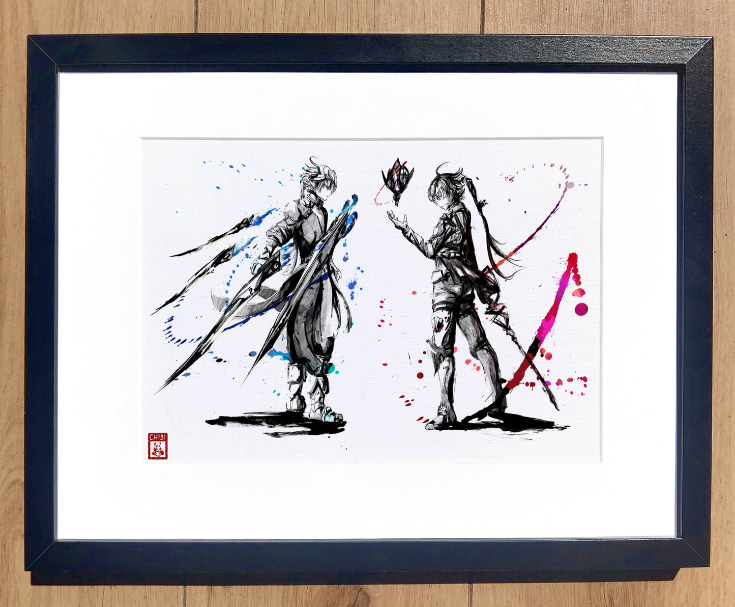 Fan Art Print - Final Fantasy XIV Endwalker Alphinaud and Alisaie Leveilleur Twins