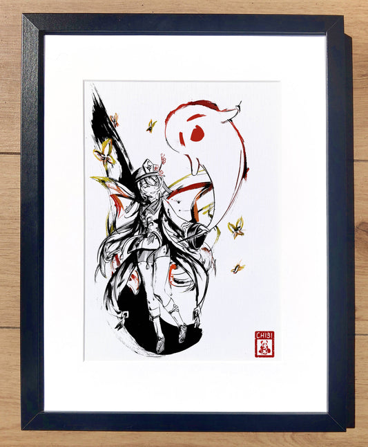 Fanart Print - Hu Tao Genshin Impact Print