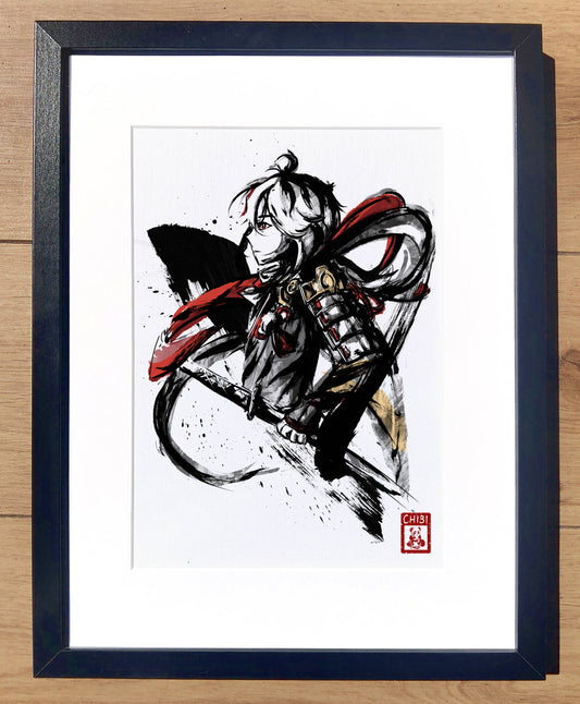 Fanart Print - Kazuha Genshin Impact Print