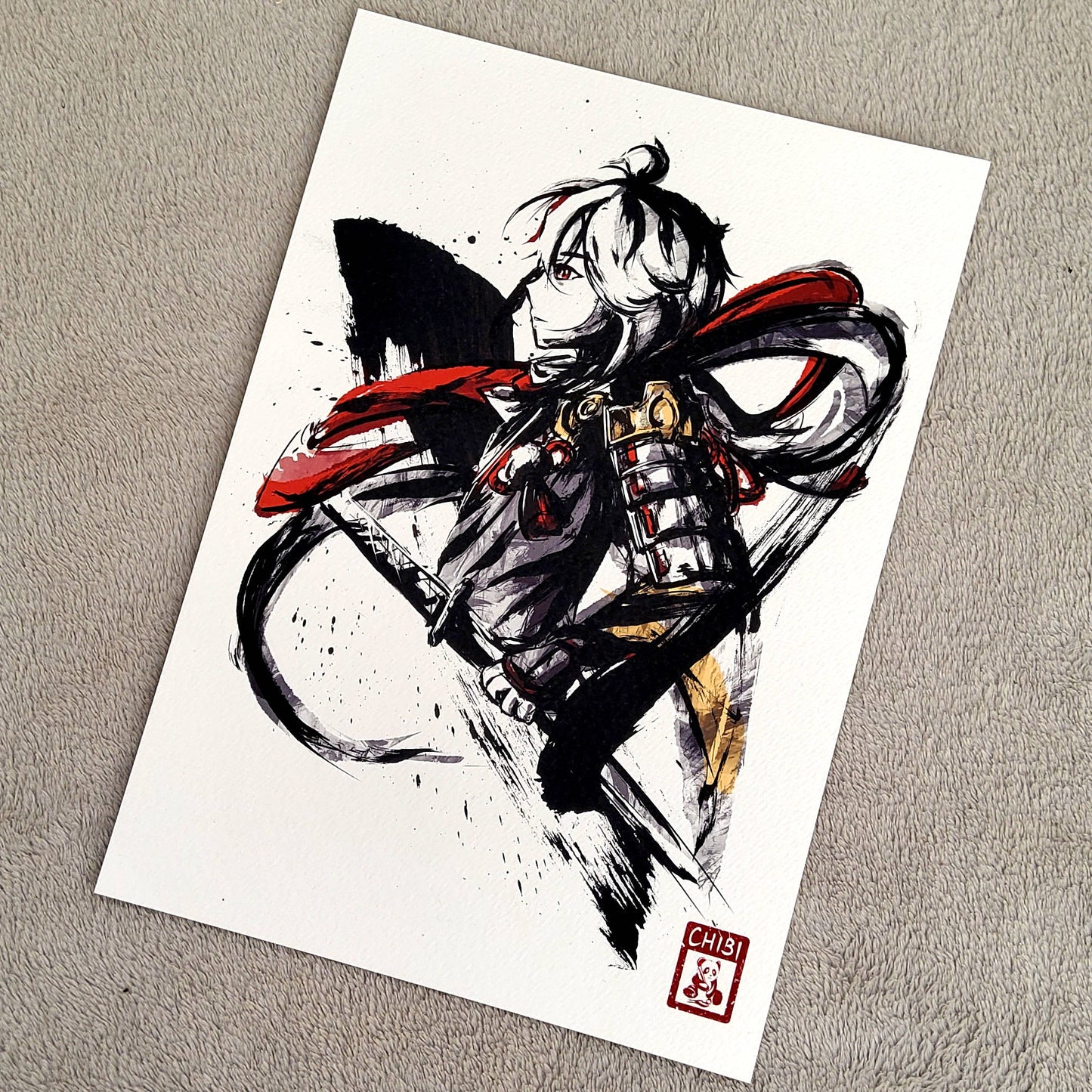 Fanart Print - Kazuha Genshin Impact Print