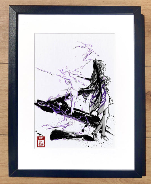 Fanart Print - Keqing Genshin Impact Print