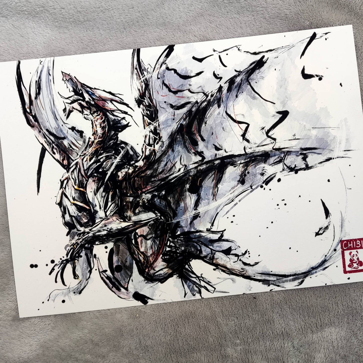 Fanart Print - Monster Hunter Kushala Daora Fan Art