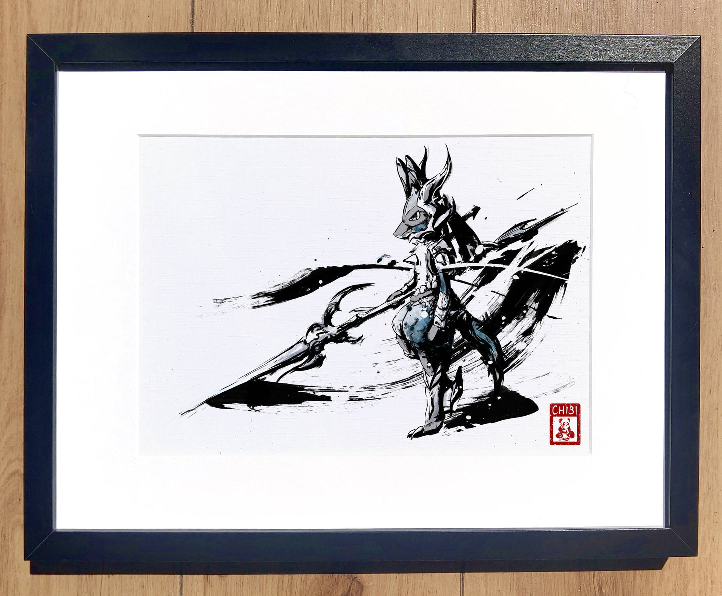 Fanart Print - Final Fantasy X Pokemon Lucario Dragoon Print