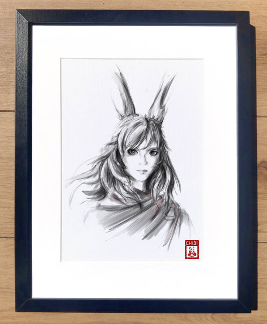 A4 Print - Final Fantasy XIV Lyna Fan Art