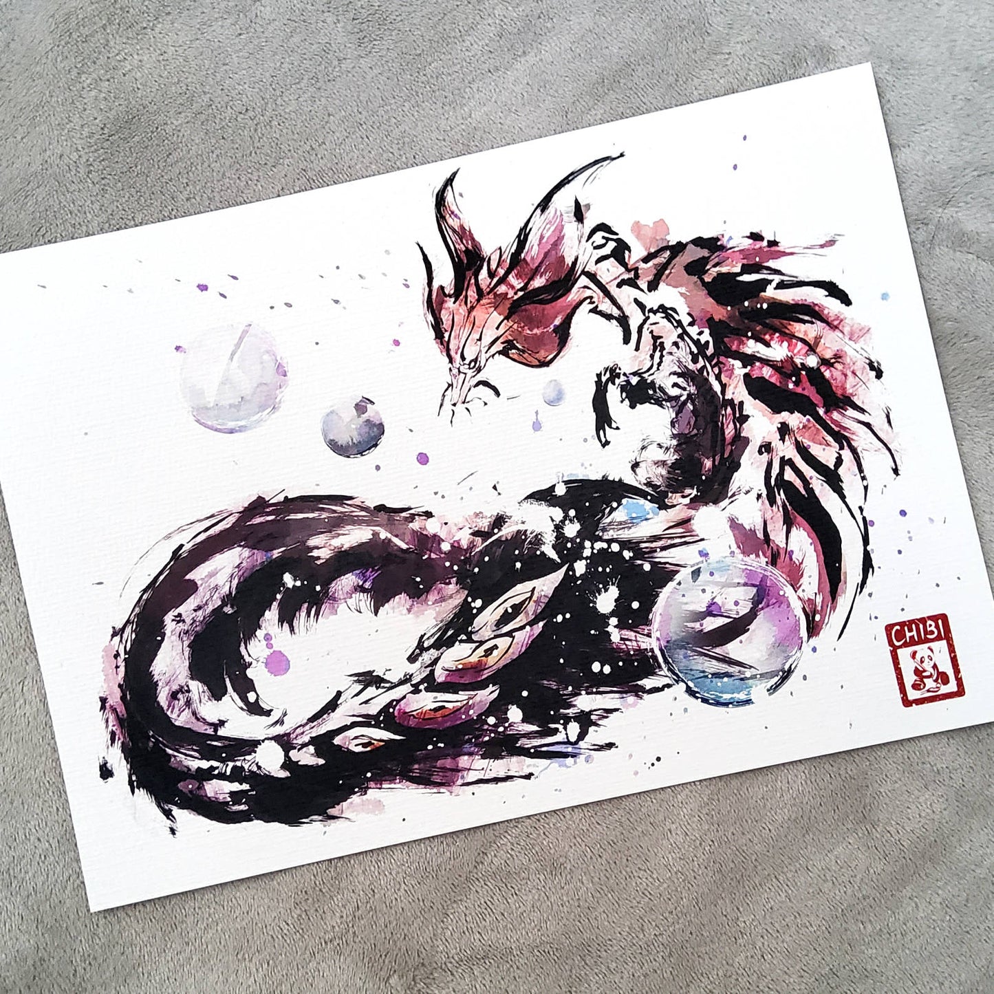 Fanart Print - Monster Hunter Mizutsune Fan Art Print