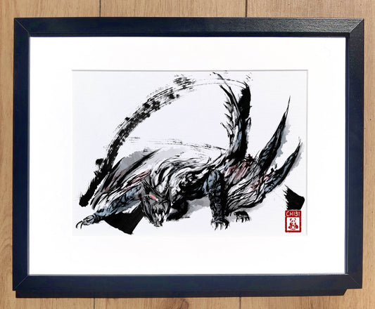 Fanart Print - Monster Hunter Nargacuga Fan Art