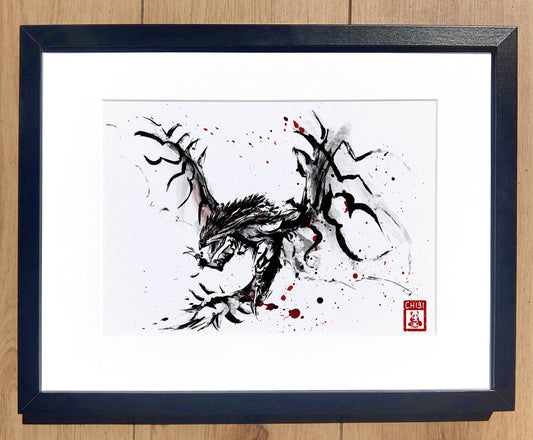 Fanart Print - Monster Hunter Rathalos Fan Art Print