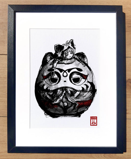 Fanart Print - Sayu Muji-Muji Daruma Genshin Impact Print