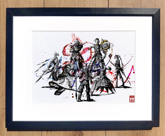 Fanart Print - Final Fantasy XIV Scions of the Seventh Dawn Endwalker Ver. Fan Art