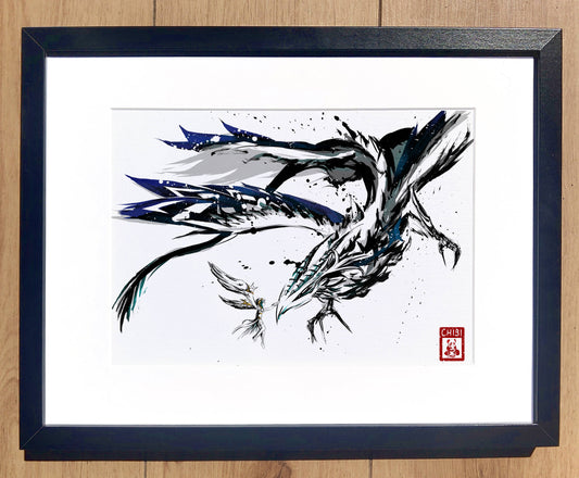 Fanart Print - Venti Dvalin Stormbringer Genshin Impact Print