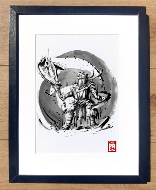 A4 Print - Pokemon x Final Fantasy Warrior Urshifu