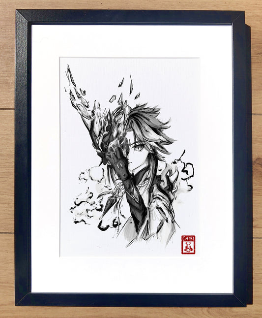 Fanart Print - Xiao Genshin Impact Print