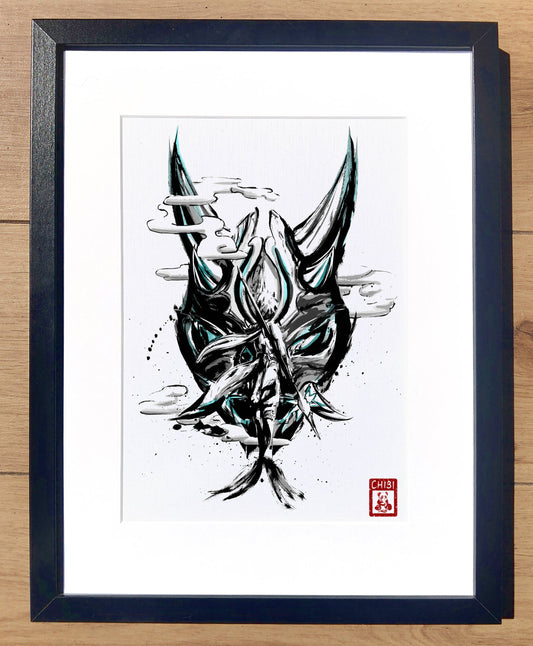 Fanart Print - Xiao Yaksha Mask Genshin Impact Print