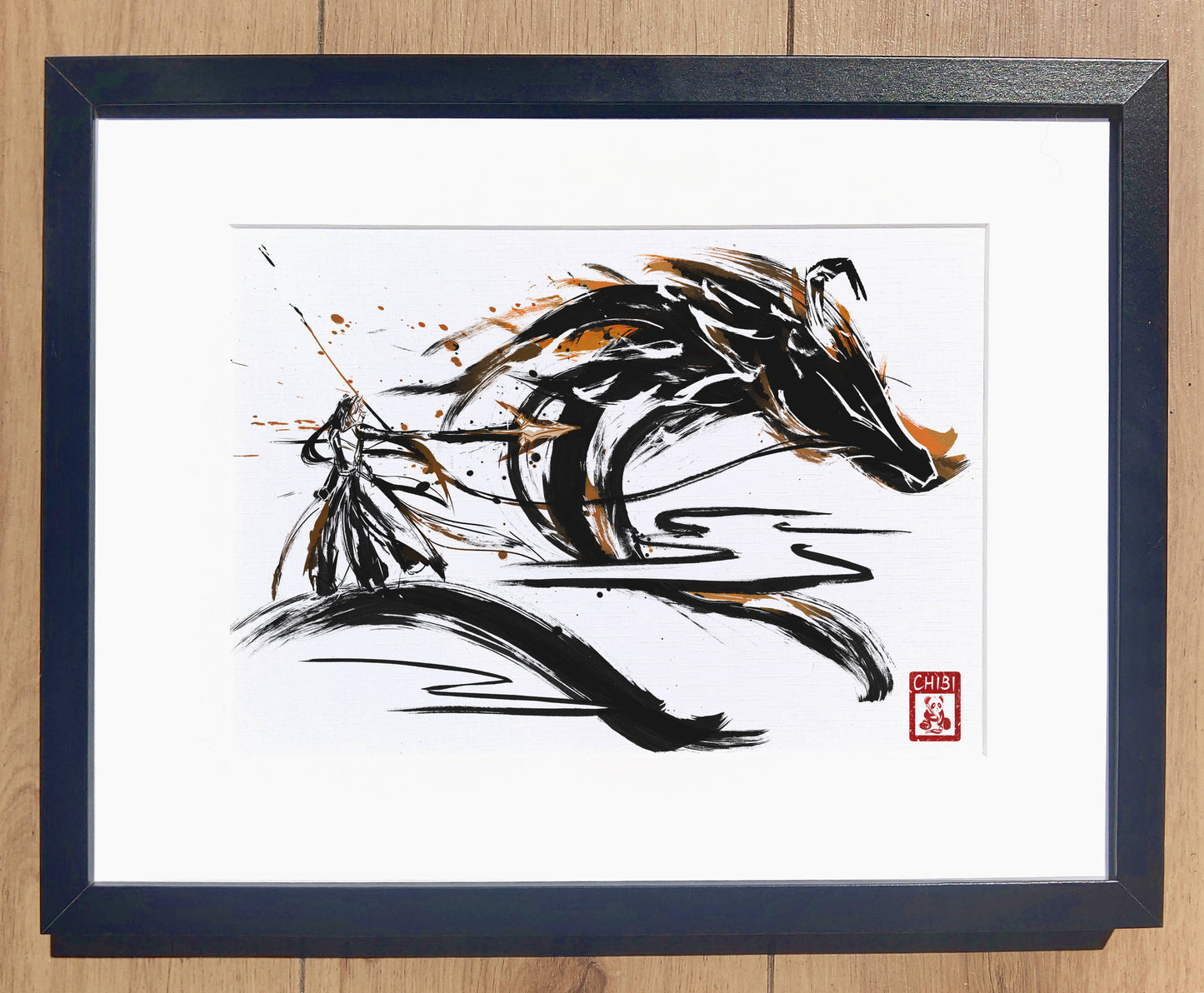 Fanart Print - Zhongli Dragon Landscape Genshin Impact Print