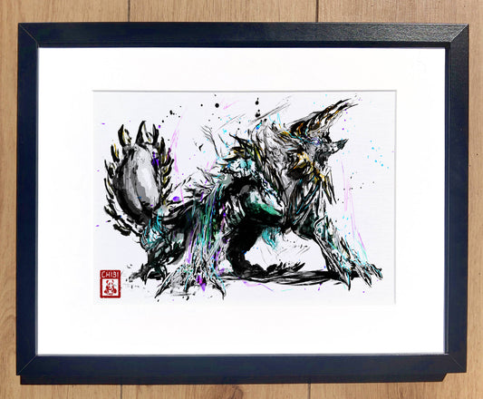 Fanart Print - Monster Hunter Zinogre Fan Art